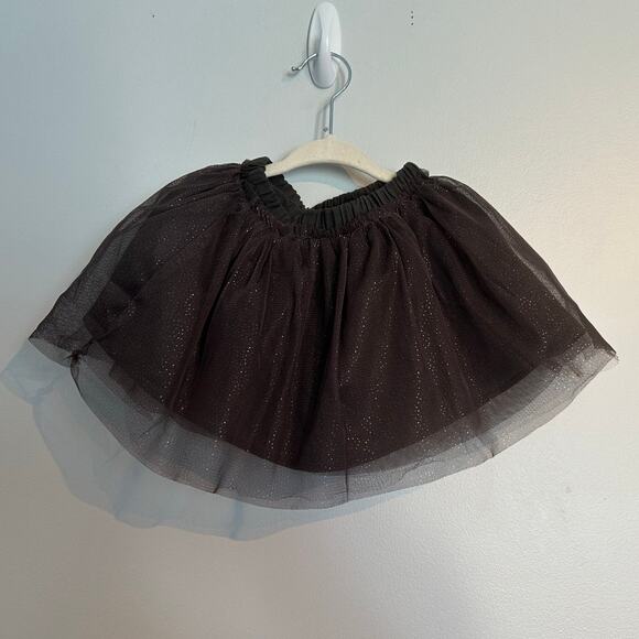 Zara Tulle Tassel Sparkle Tutu Skirt – Dark Gray – Toddler Girl 12–18 Months - Picture 5 of 5